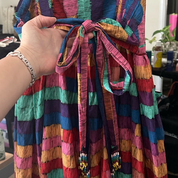 FARM Rio Multicolor Striped Midi Dress - Picture 4 of 6